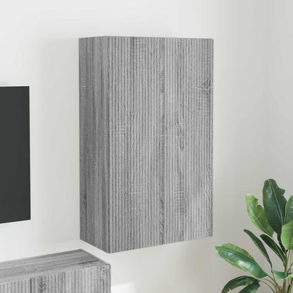 Mobile TV da parete 59,5 x 31 x 100 cm Grigio Sonoma