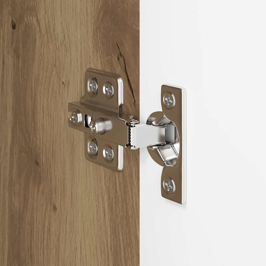 Mobile TV da parete Rovere artigianale 59,5 x 31 x 100 cm | homemem39