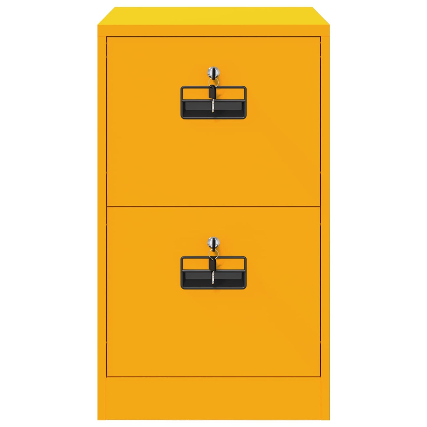 Armadio per File con cassetto Giallo senape 44 x 50 x 106.5 cm