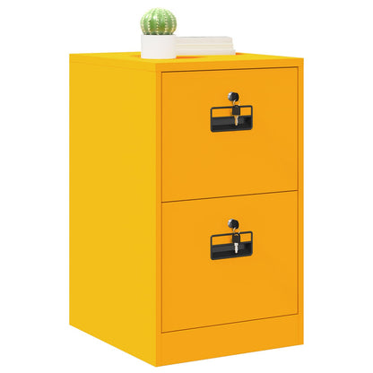 Armadio per File con cassetto Giallo senape 44 x 50 x 106.5 cm