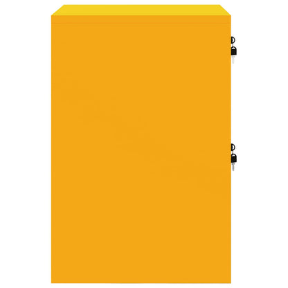 Armadio per File con cassetto Giallo senape 44 x 50 x 106.5 cm