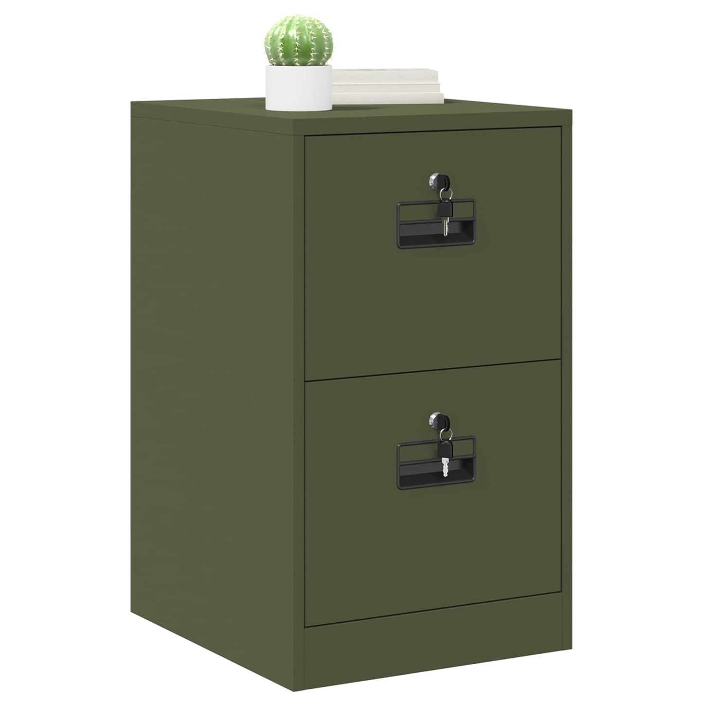 Armadio per File con cassetto Verde oliva 44 x 50 x 106.5 cm