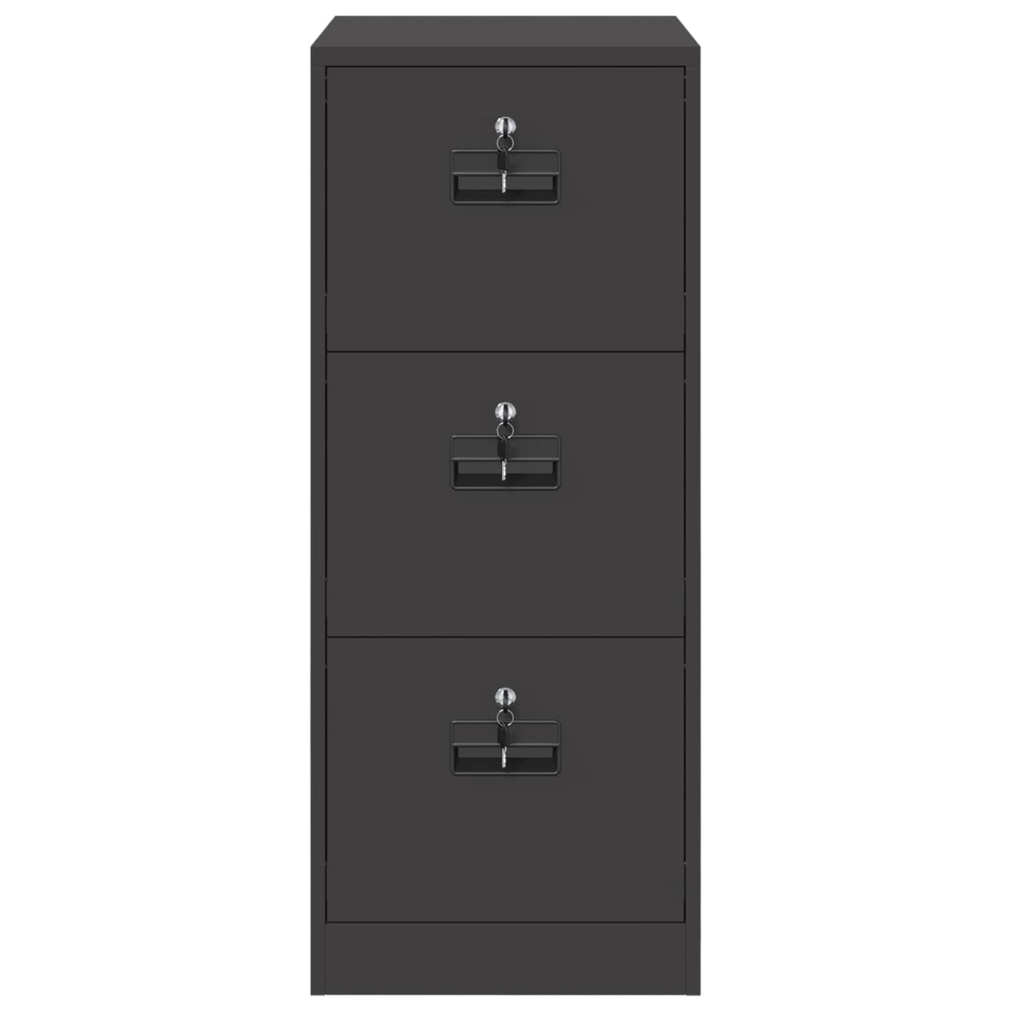 Armadio per File con cassetto Nero 44 x 50 x 106.5 cm