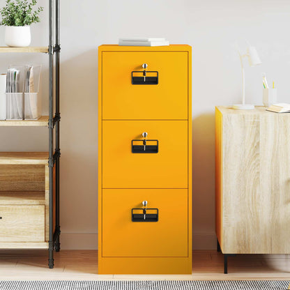 Armadio per File con cassetto Giallo senape 44 x 50 x 106.5 cm