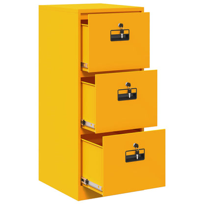 Armadio per File con cassetto Giallo senape 44 x 50 x 106.5 cm