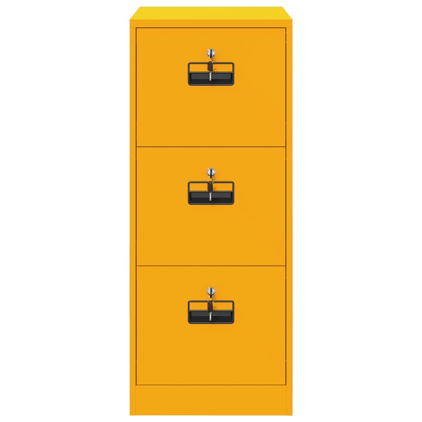 Armadio per File con cassetto Giallo senape 44 x 50 x 106.5 cm