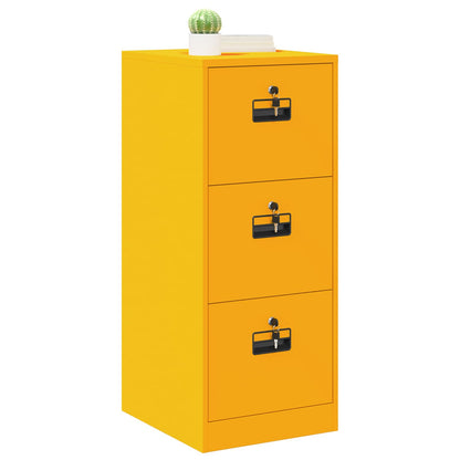 Armadio per File con cassetto Giallo senape 44 x 50 x 106.5 cm