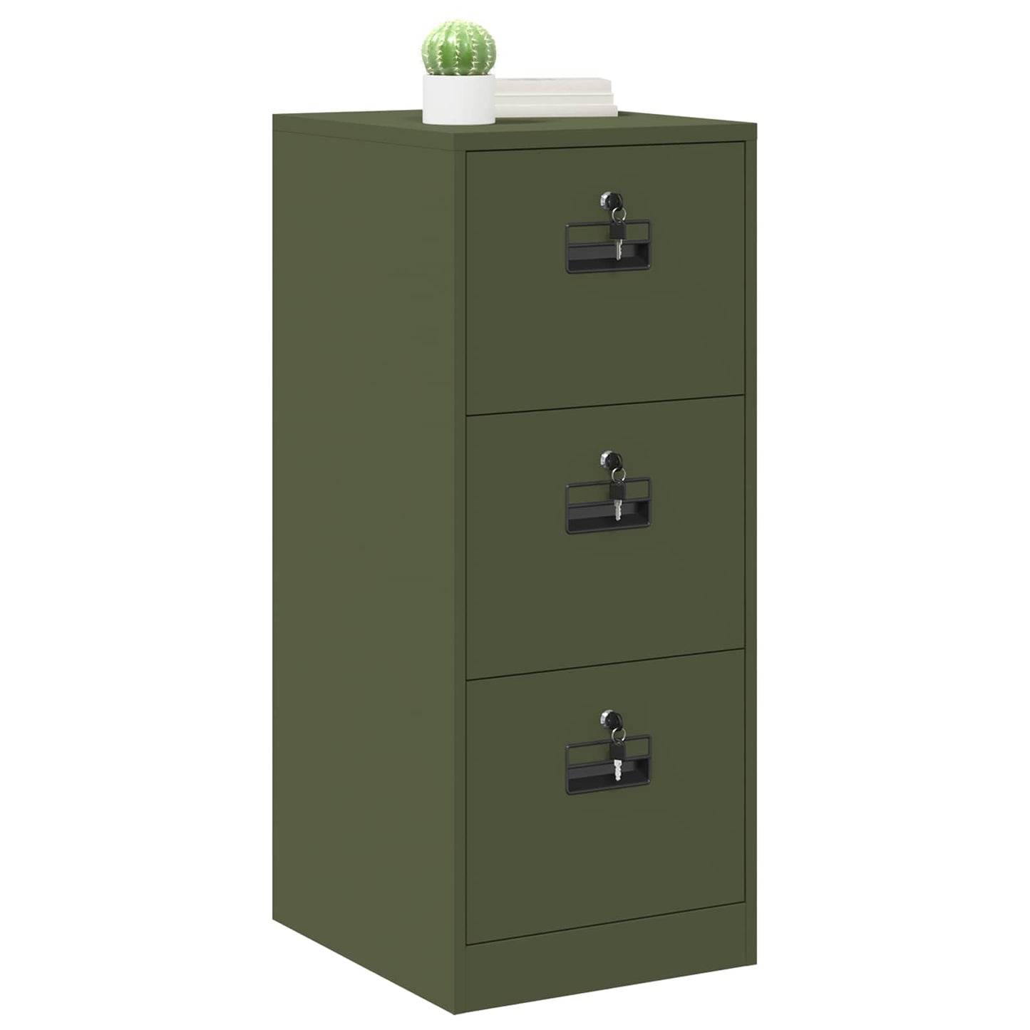 Armadio per File con cassetto Verde oliva 44 x 50 x 106.5 cm