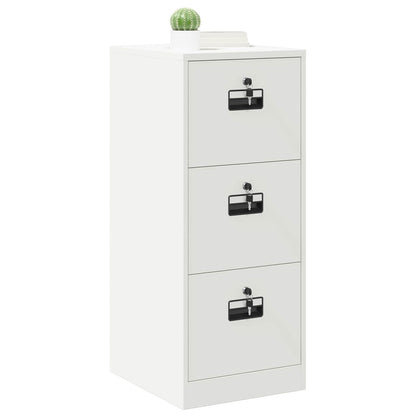 Armadio per File con cassetto Bianco 44 x 50 x 106.5 cm