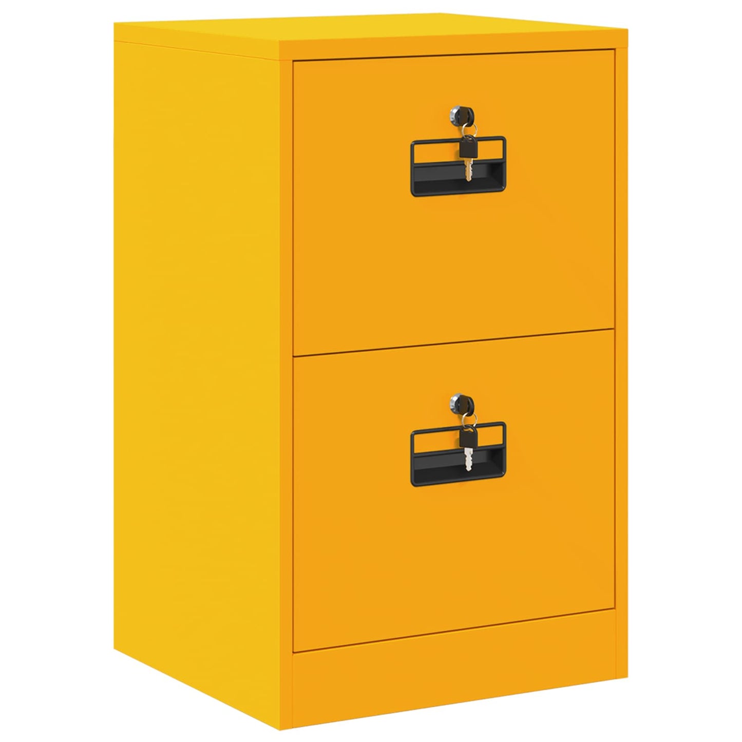 Armadio per File con cassetto Giallo senape 44 x 50 x 106.5 cm