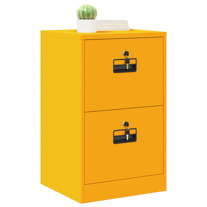 Armadio per File con cassetto Giallo senape 44 x 50 x 106.5 cm