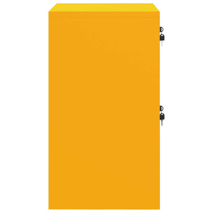 Armadio per File con cassetto Giallo senape 44 x 50 x 106.5 cm