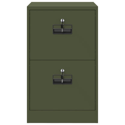 Armadio per File con cassetto Verde oliva 44 x 50 x 106.5 cm