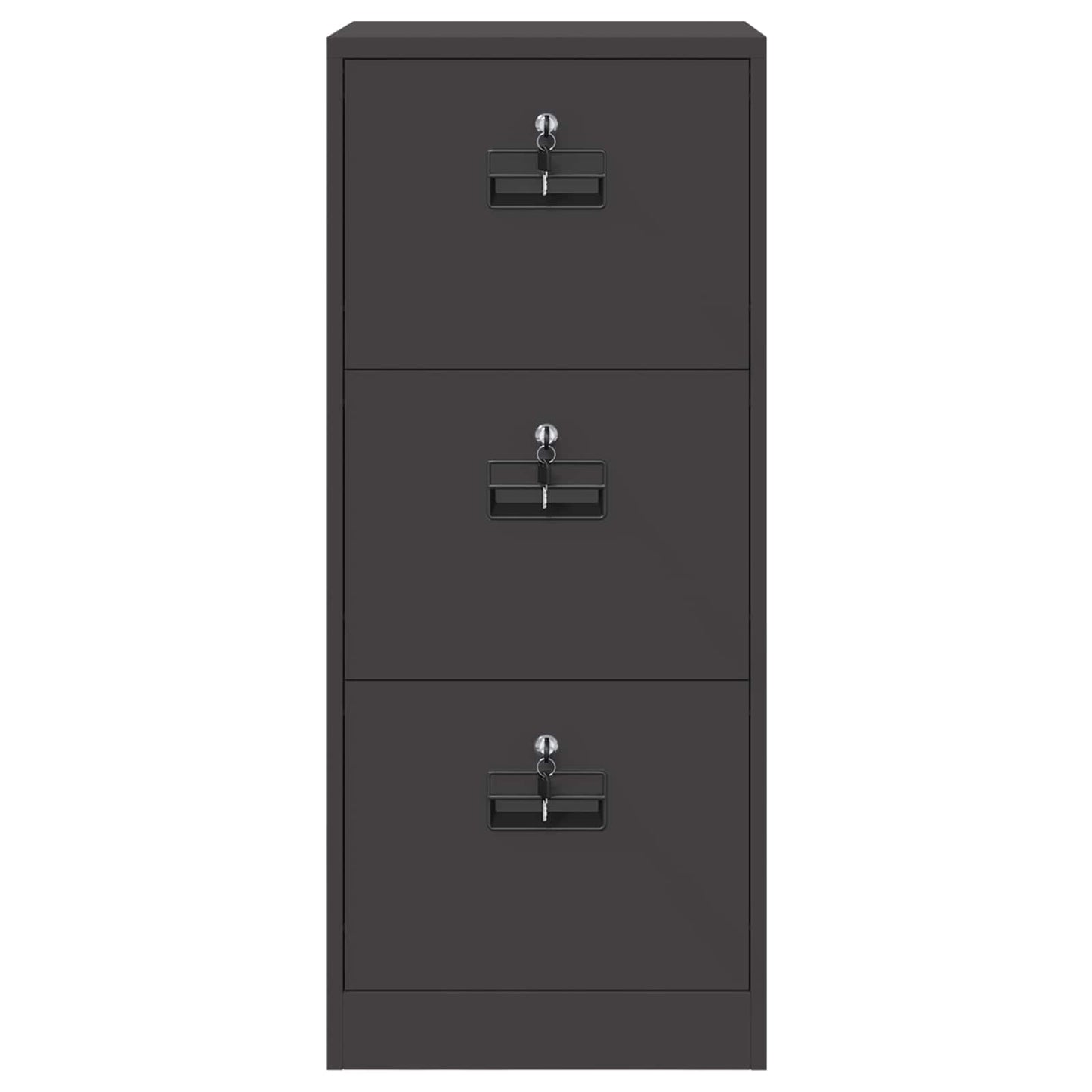 Armadio per File con cassetto Nero 44 x 50 x 106.5 cm