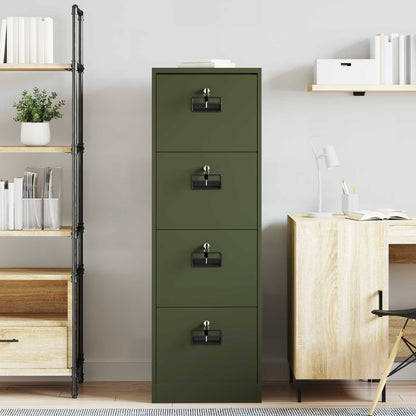 Armadio per File con cassetto Verde oliva 44 x 50 x 106.5 cm