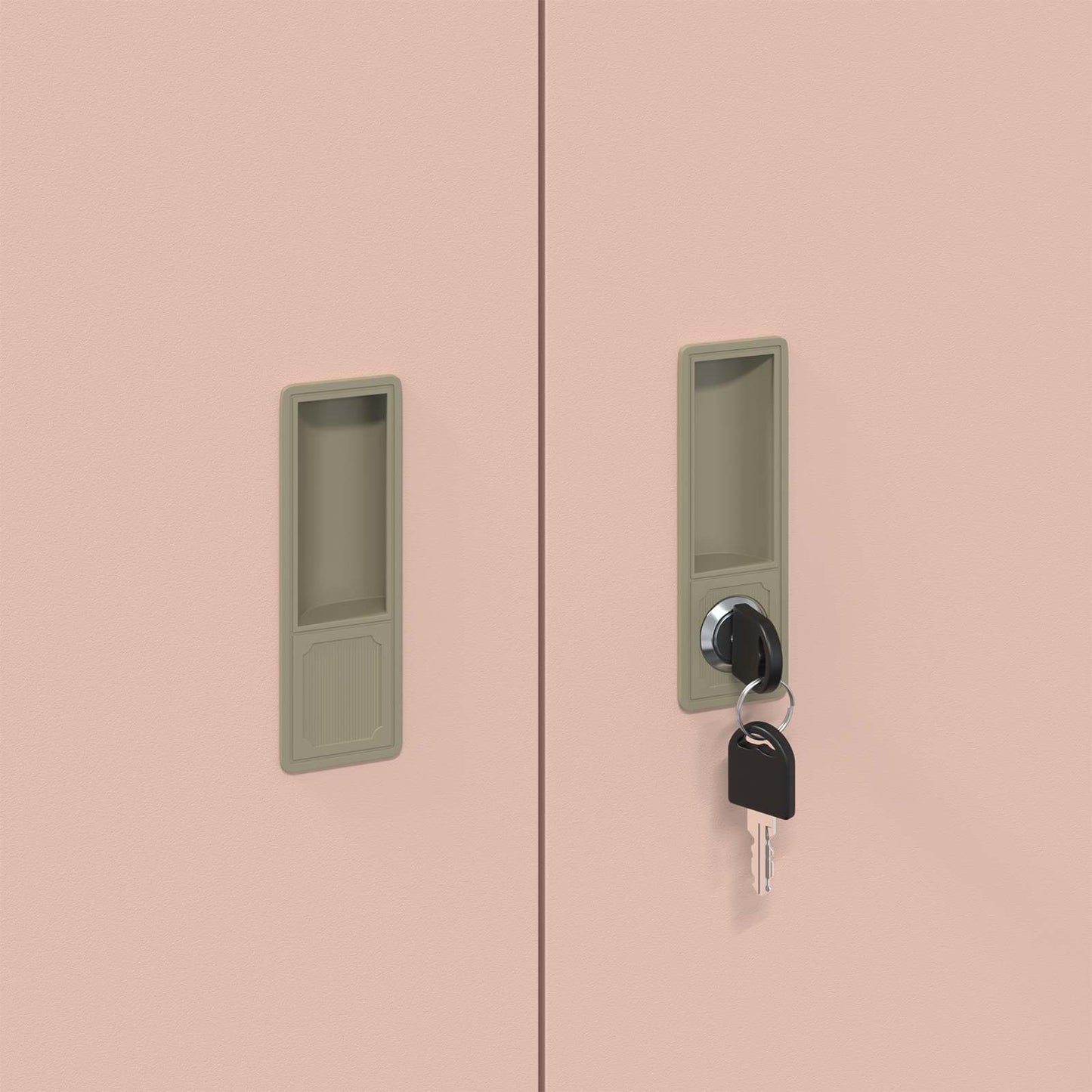 Armadio Rosa 90 x 40 x 70 cm Acciaio | homemem39