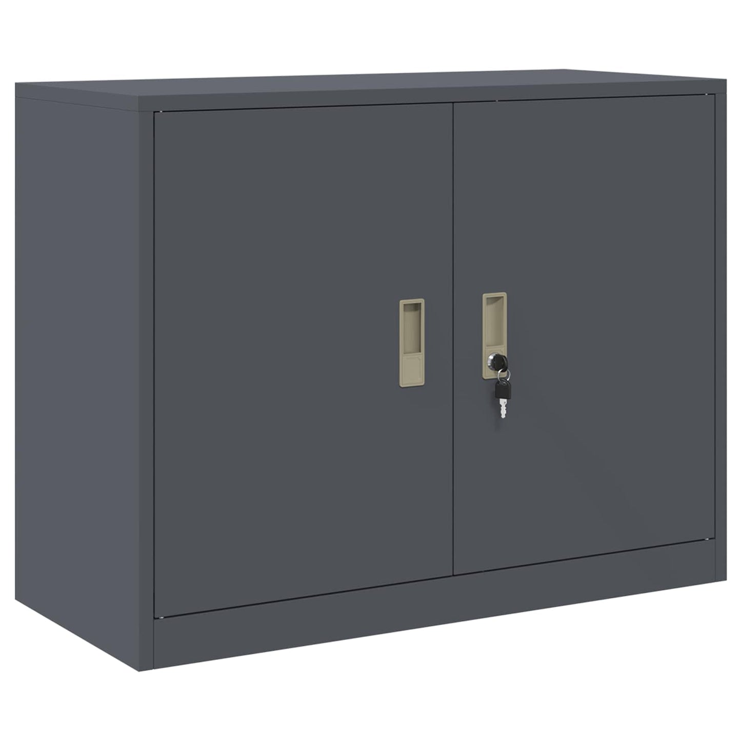 Armadio Antracite 90 x 40 x 70 cm Acciaio | homemem39