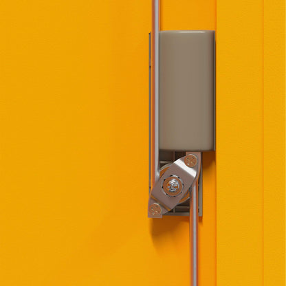 Armadio Giallo senape 90 x 40 x 70 cm Acciaio | homemem39