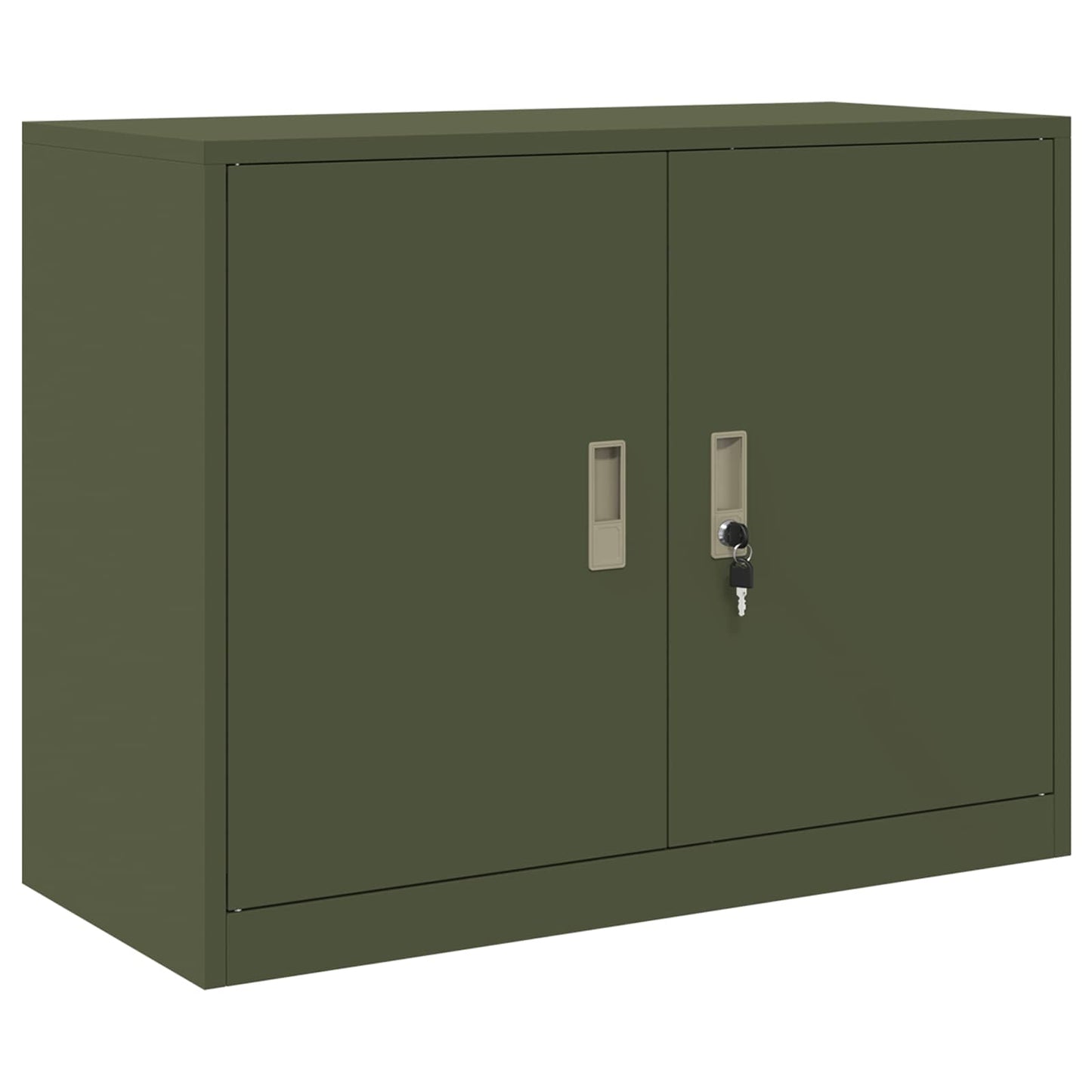 Armadio Verde oliva 90 x 40 x 70 cm Acciaio