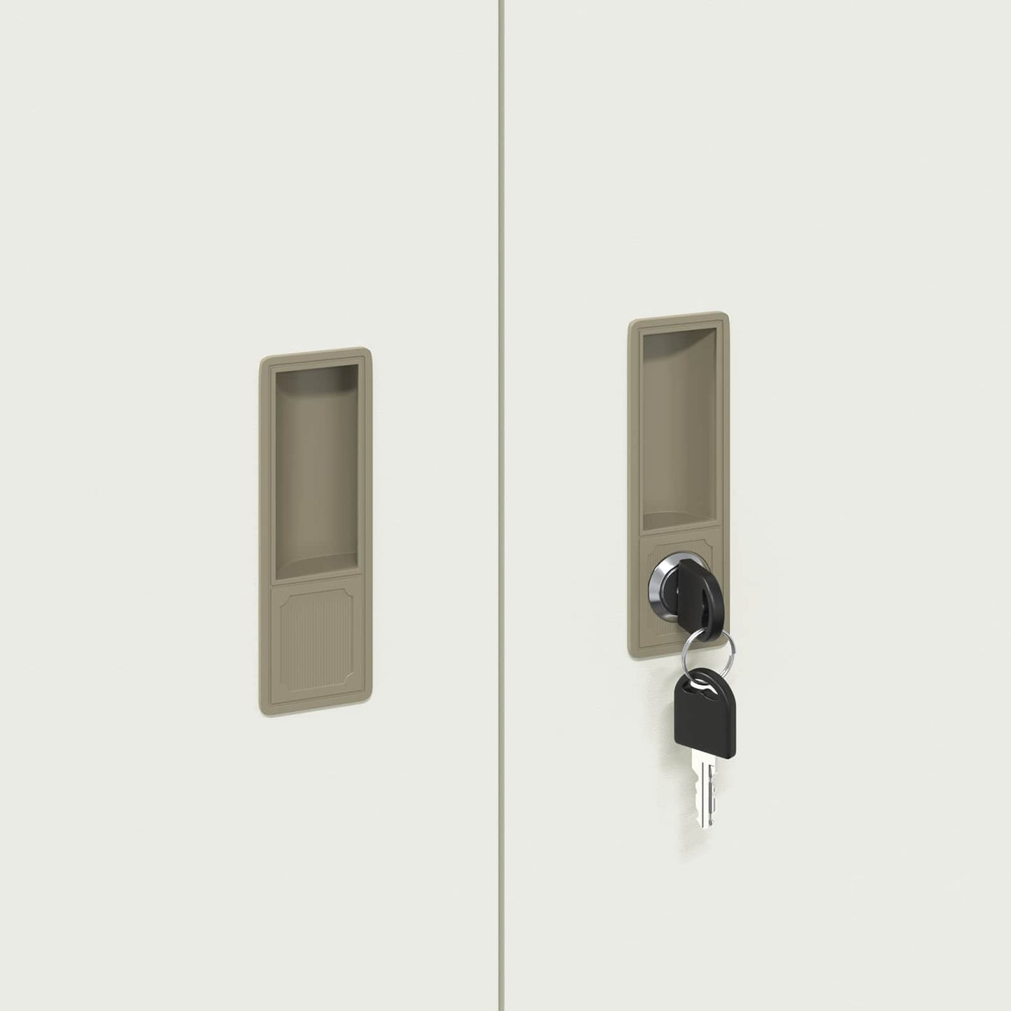 Armadio Bianco 90 x 40 x 70 cm Acciaio | homemem39