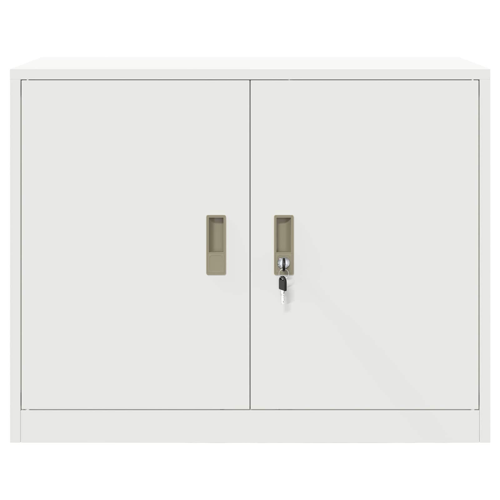 Armadio Bianco 90 x 40 x 70 cm Acciaio | homemem39