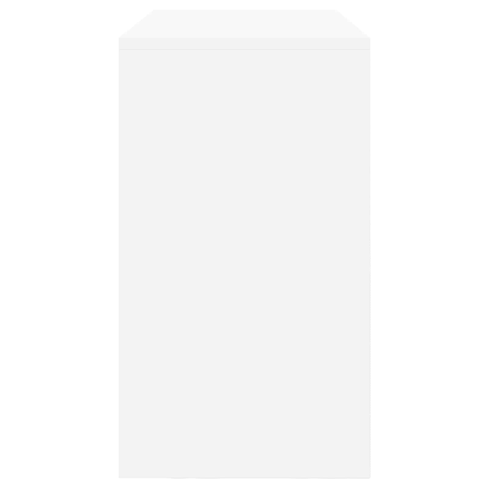 Armadio Bianco 90 x 40 x 70 cm Acciaio | homemem39