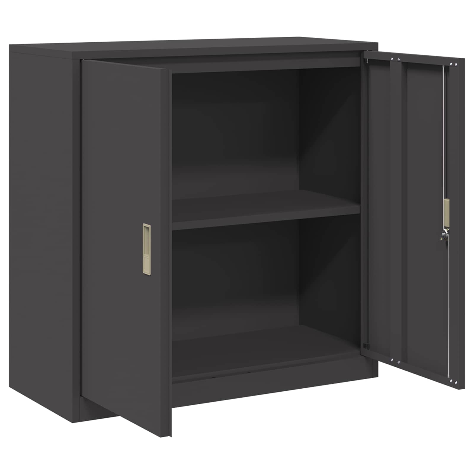 Armadio Nero 90 x 40 x 90 cm Acciaio | homemem39