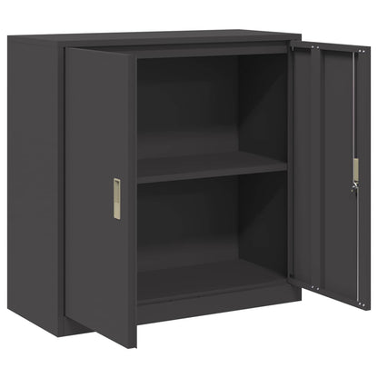 Armadio Nero 90 x 40 x 90 cm Acciaio | homemem39