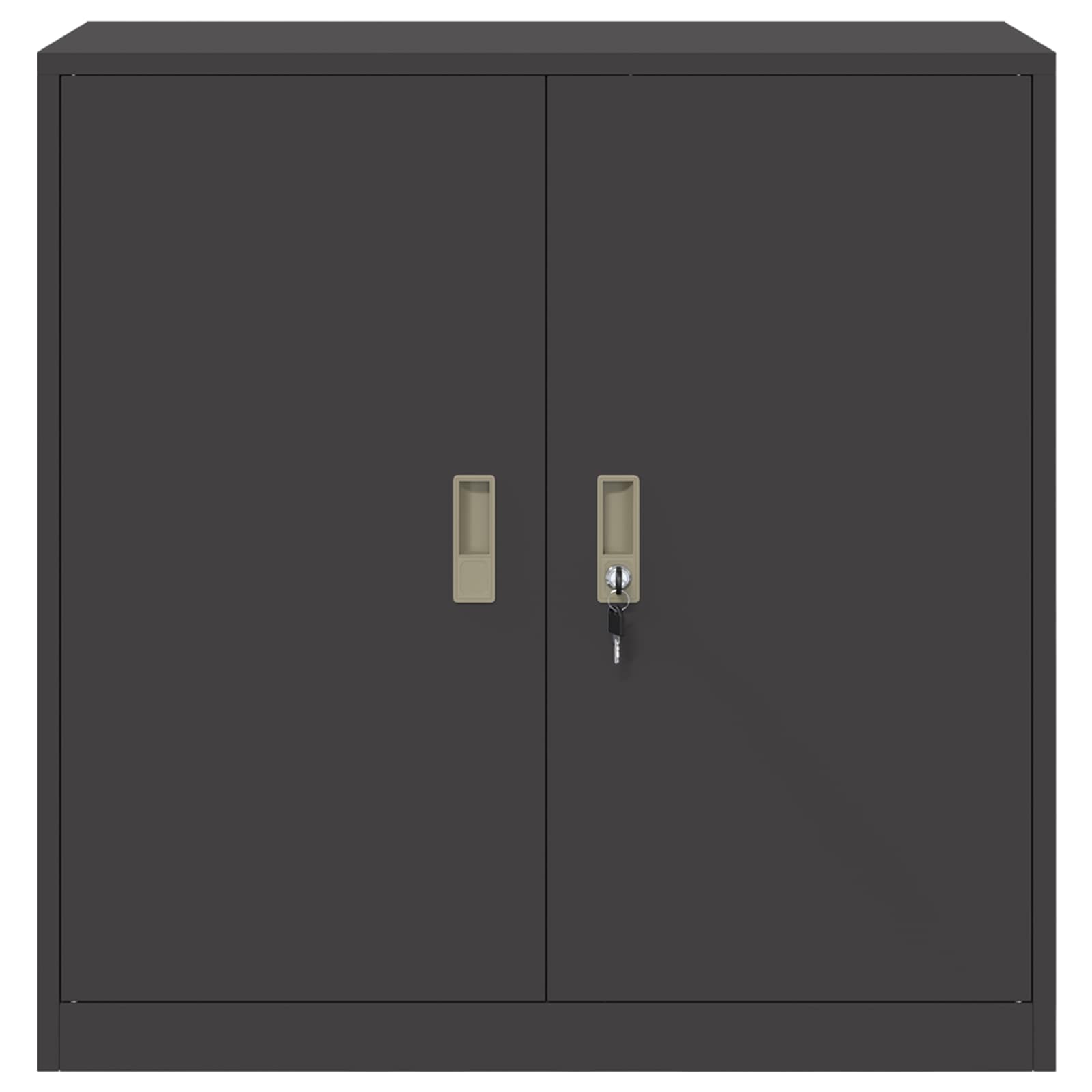 Armadio Nero 90 x 40 x 90 cm Acciaio | homemem39