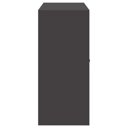 Armadio Nero 90 x 40 x 90 cm Acciaio | homemem39