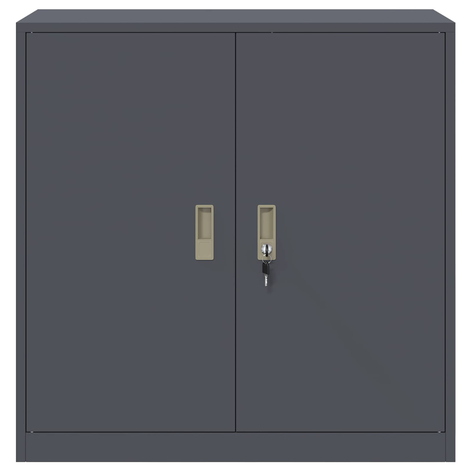 Armadio Antracite 90 x 40 x 90 cm Acciaio | homemem39