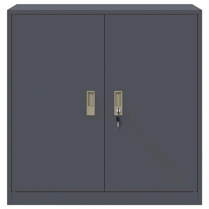 Armadio Antracite 90 x 40 x 90 cm Acciaio | homemem39