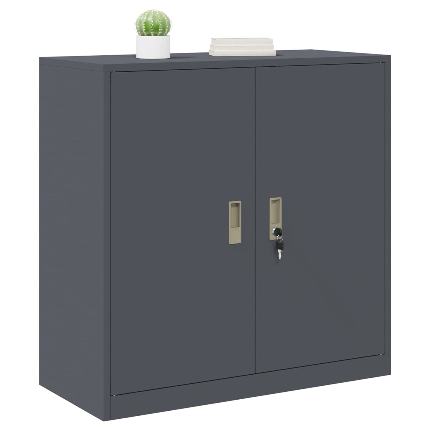 Armadio Antracite 90 x 40 x 90 cm Acciaio | homemem39