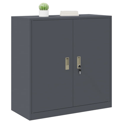Armadio Antracite 90 x 40 x 90 cm Acciaio | homemem39