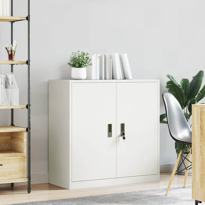 Armadio Bianco 90 x 40 x 90 cm Acciaio | homemem39
