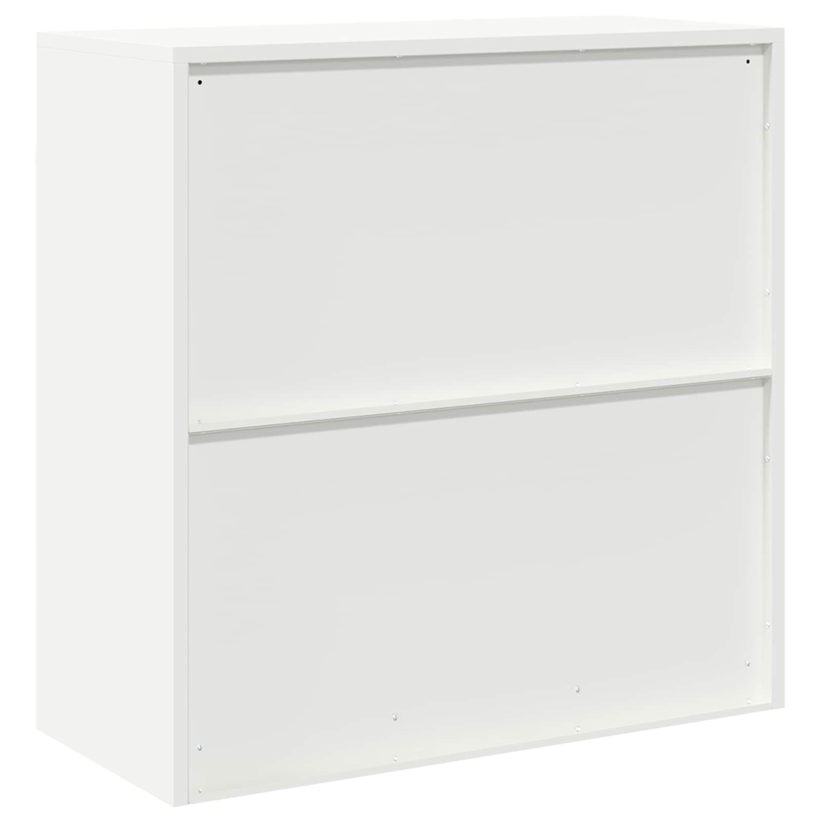 Armadio Bianco 90 x 40 x 90 cm Acciaio | homemem39