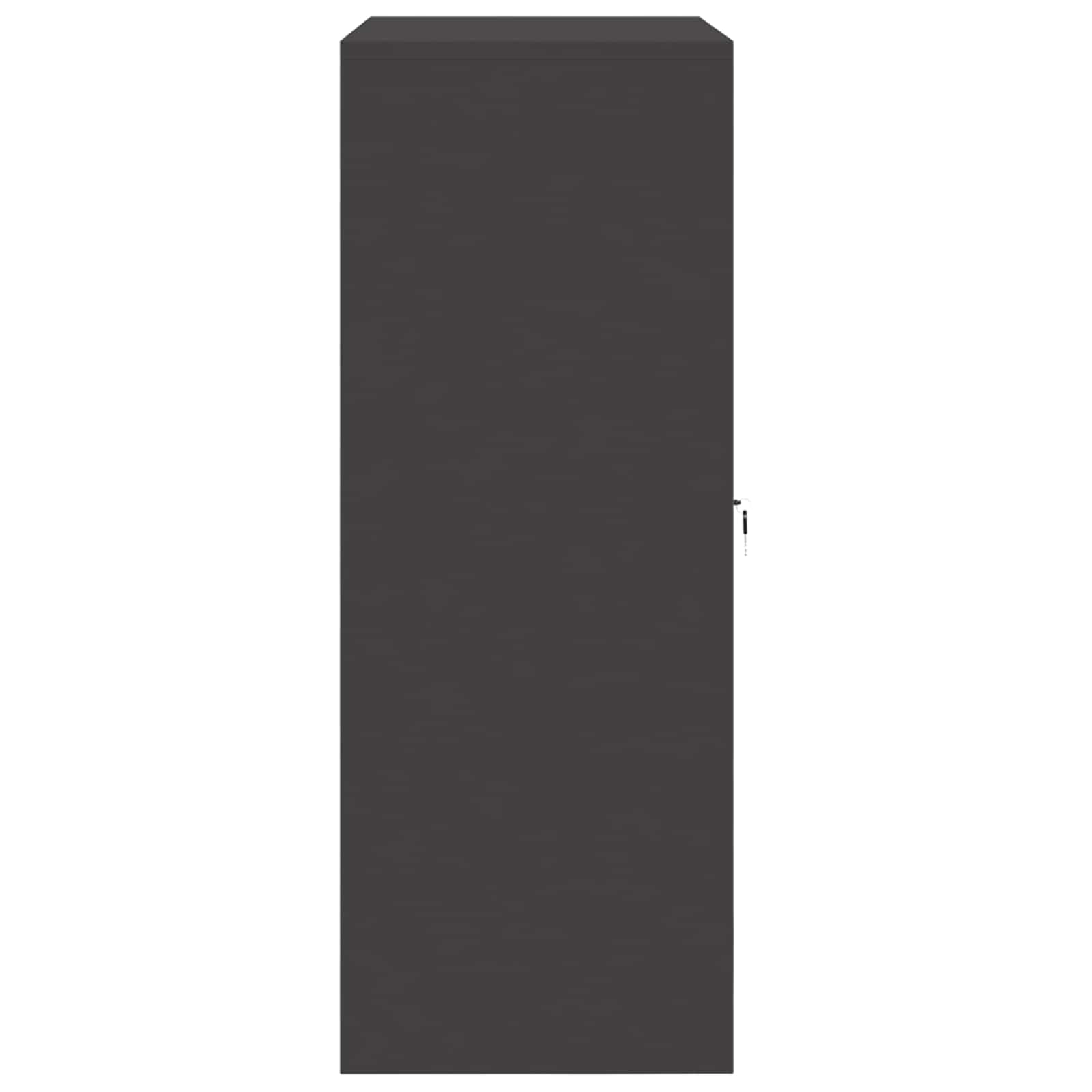 Armadio Nero 90 x 40 x 105 cm Acciaio | homemem39