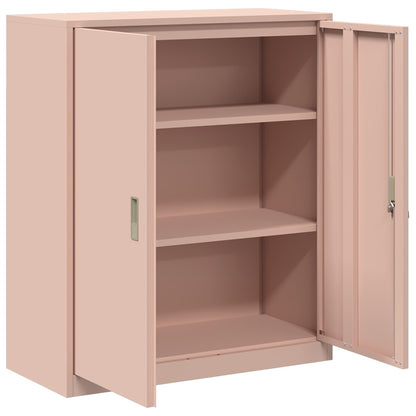 Armadio Rosa 90 x 40 x 105 cm Acciaio | homemem39