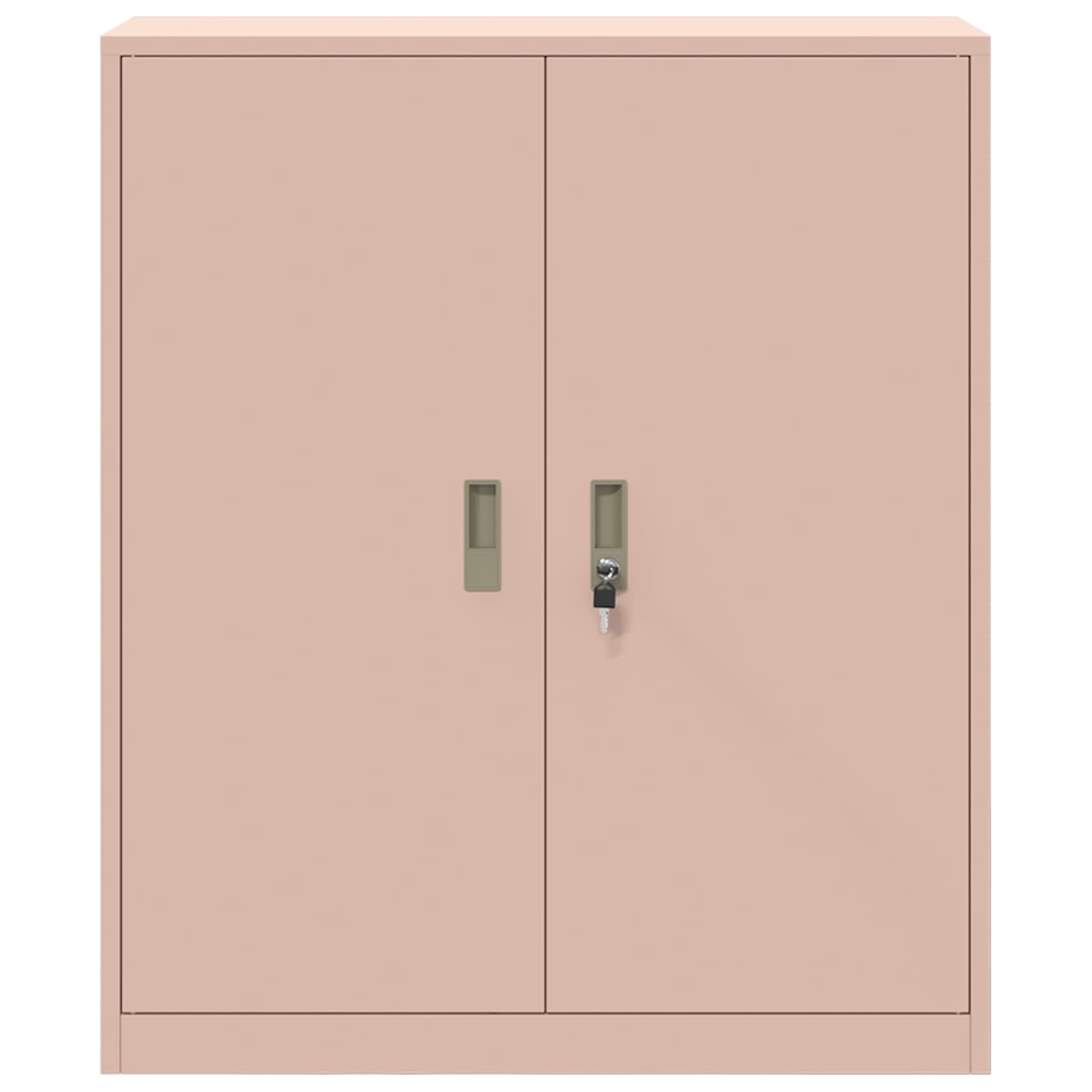 Armadio Rosa 90 x 40 x 105 cm Acciaio | homemem39