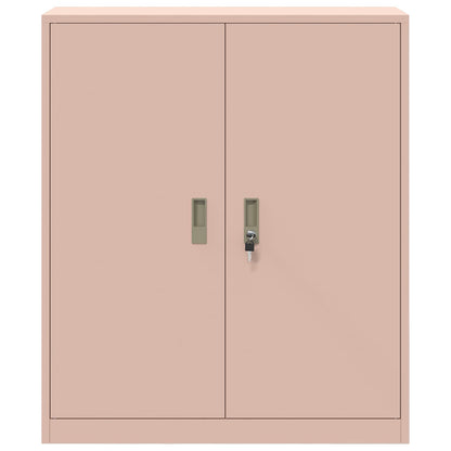 Armadio Rosa 90 x 40 x 105 cm Acciaio | homemem39