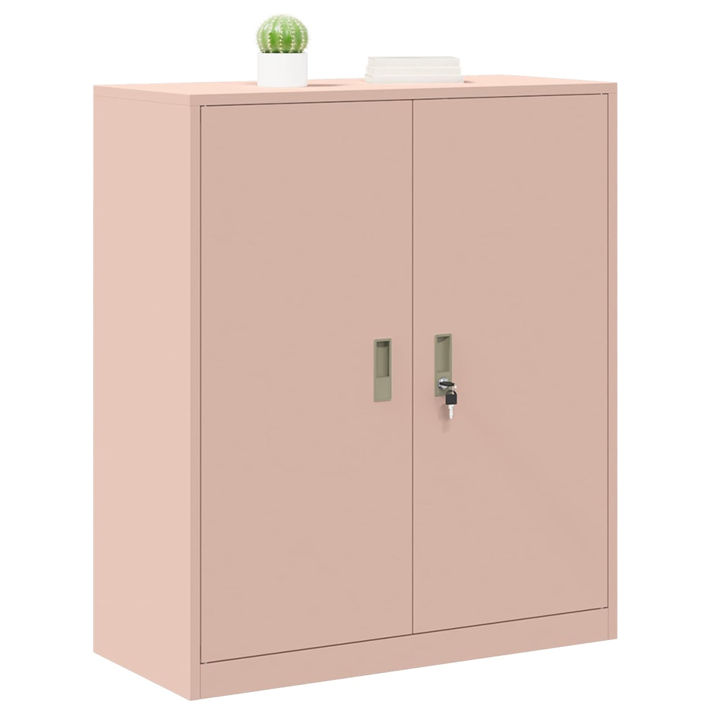 Armadio Rosa 90 x 40 x 105 cm Acciaio | homemem39