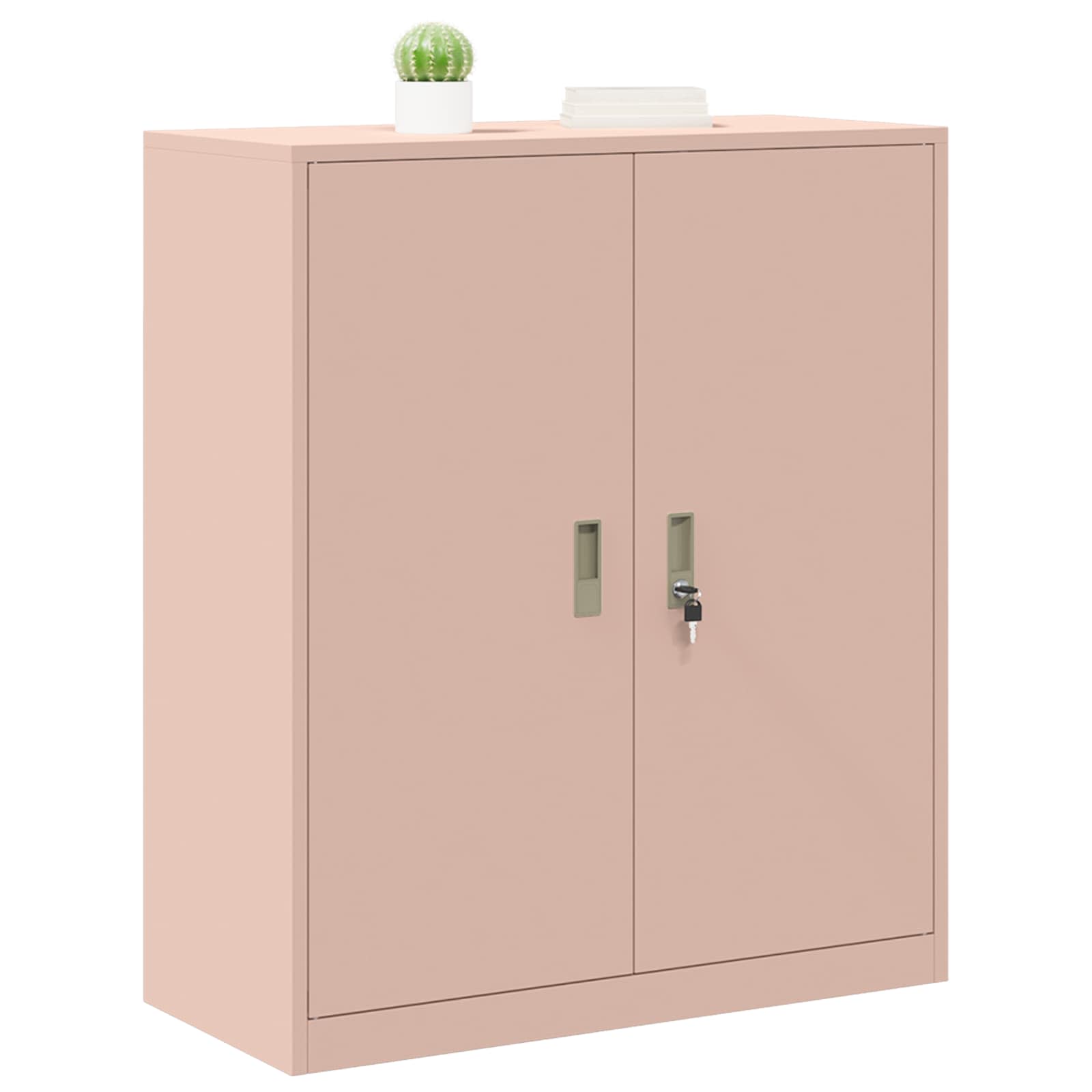 Armadio Rosa 90 x 40 x 105 cm Acciaio | homemem39