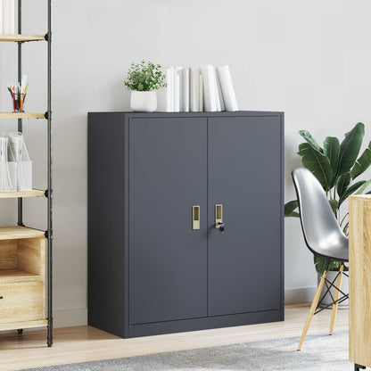 Armadio Antracite 90 x 40 x 105 cm Acciaio | homemem39