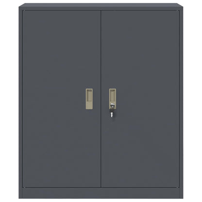 Armadio Antracite 90 x 40 x 105 cm Acciaio | homemem39
