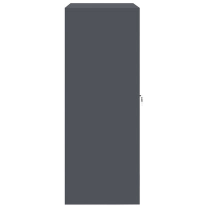 Armadio Antracite 90 x 40 x 105 cm Acciaio | homemem39