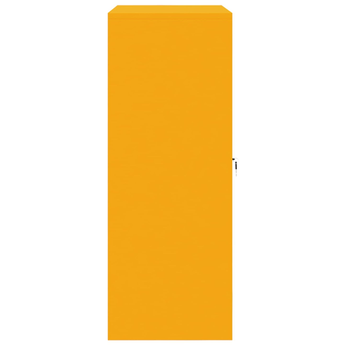 Armadio Giallo senape 90 x 40 x 105 cm Acciaio | homemem39
