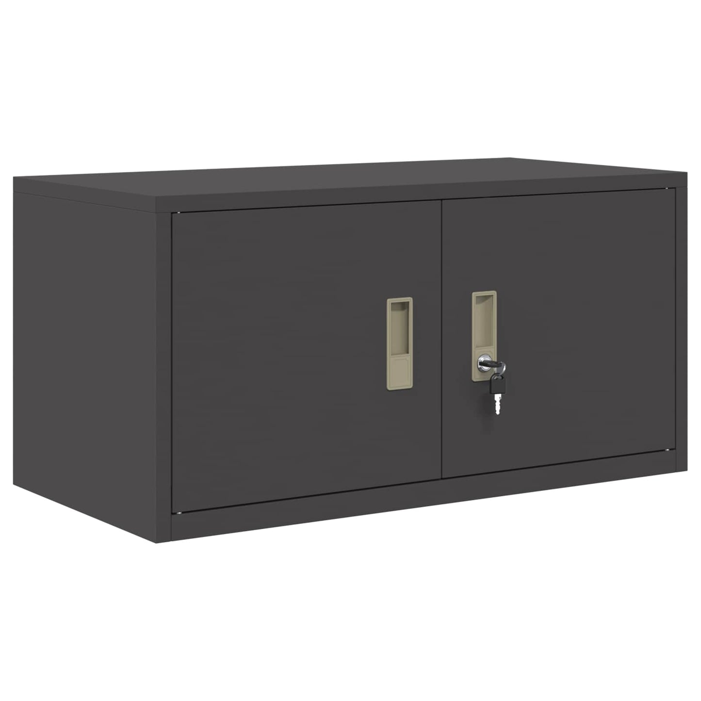 Armadio Nero 80 x 40 x 40 cm Acciaio