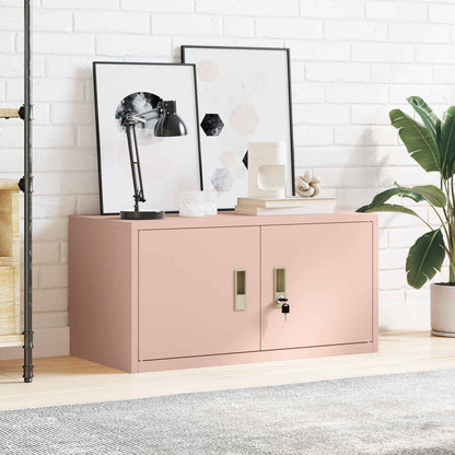 Armadio Rosa 80 x 40 x 40 cm Acciaio | homemem39