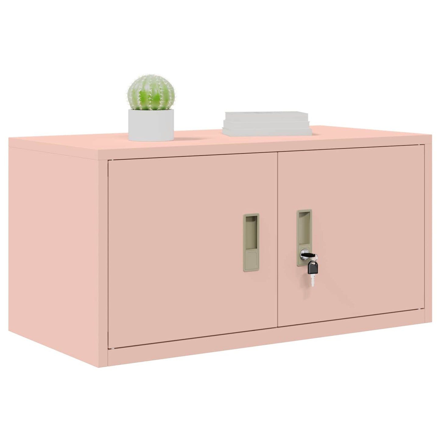 Armadio Rosa 80 x 40 x 40 cm Acciaio | homemem39