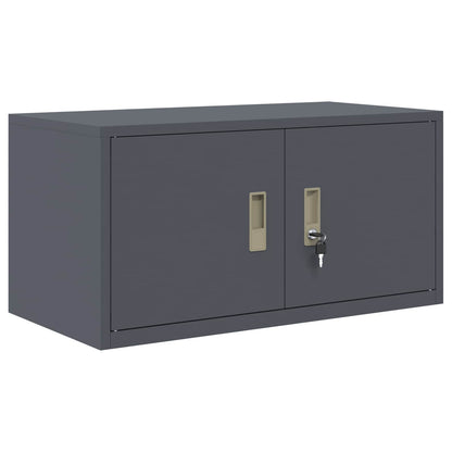 Armadio Antracite 80 x 40 x 40 cm Acciaio | homemem39
